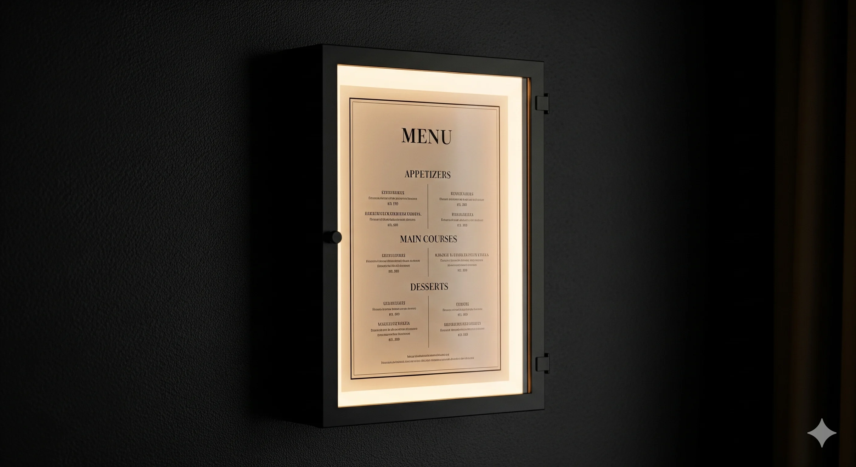 Menu Boxes