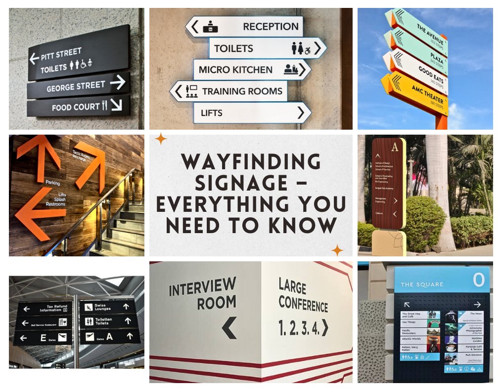 Way Finding Signs